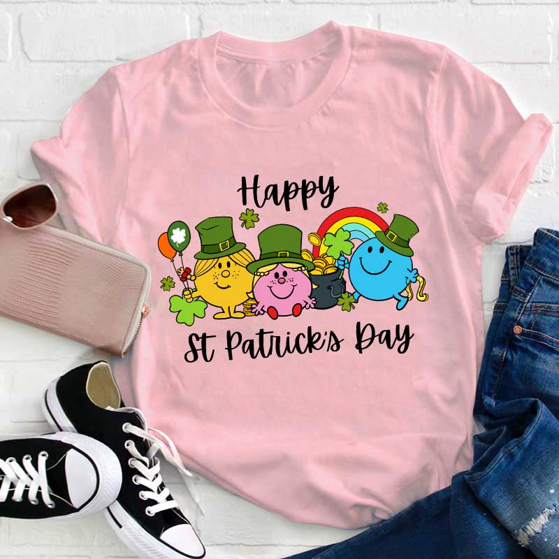Happy Saint Patrick's Day Teacher T-Shirt