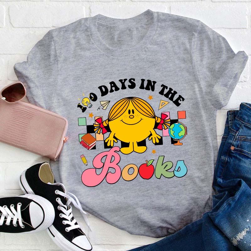 100 Days In The Books Teacher T-Shirt