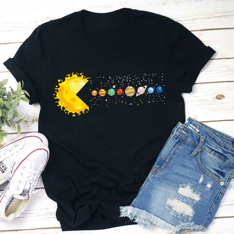 Planets Teacher T-Shirt