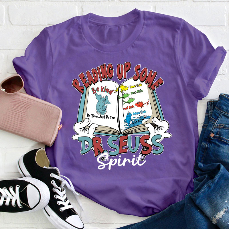 Reading Up Some Spirit Teacher T-Shirt