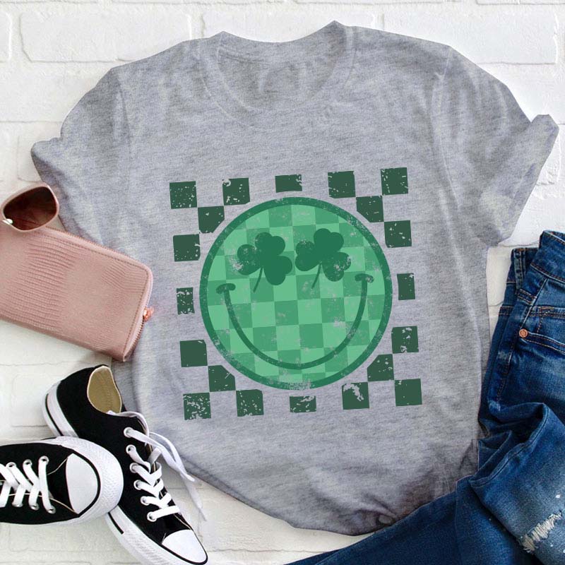 Smiley St Patricks Teacher T-Shirt