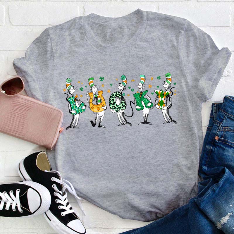 Lucky Happy St Patrick's Day Teacher T-Shirt