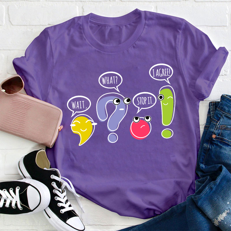 Punctuation Funny Grammar Teacher T-Shirt