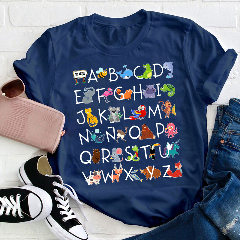 Spanish Alphabet Teacher T-Shirt