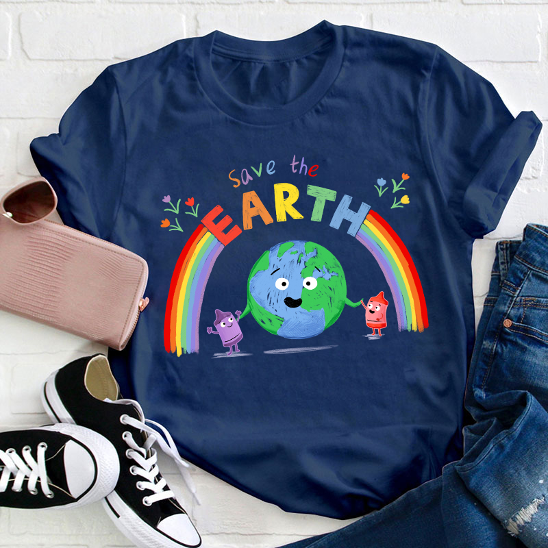 Save The Earth Teacher T-Shirt