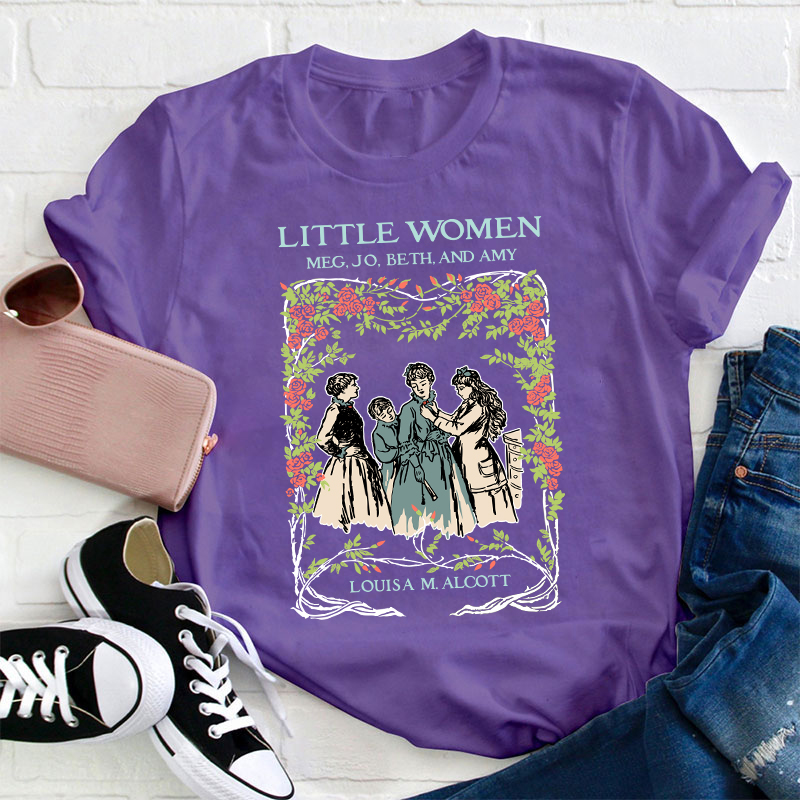 The Cover Of Little Women Teacher T-Shirt