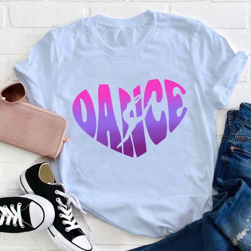 Purple Laser Dance Teacher T-Shirt