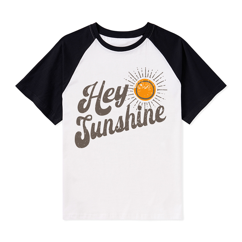 Hey Sunshine Teacher Raglan T-Shirt