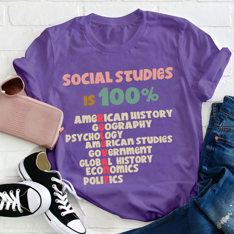 Social Studies Is Relevant Teacher T-Shirt