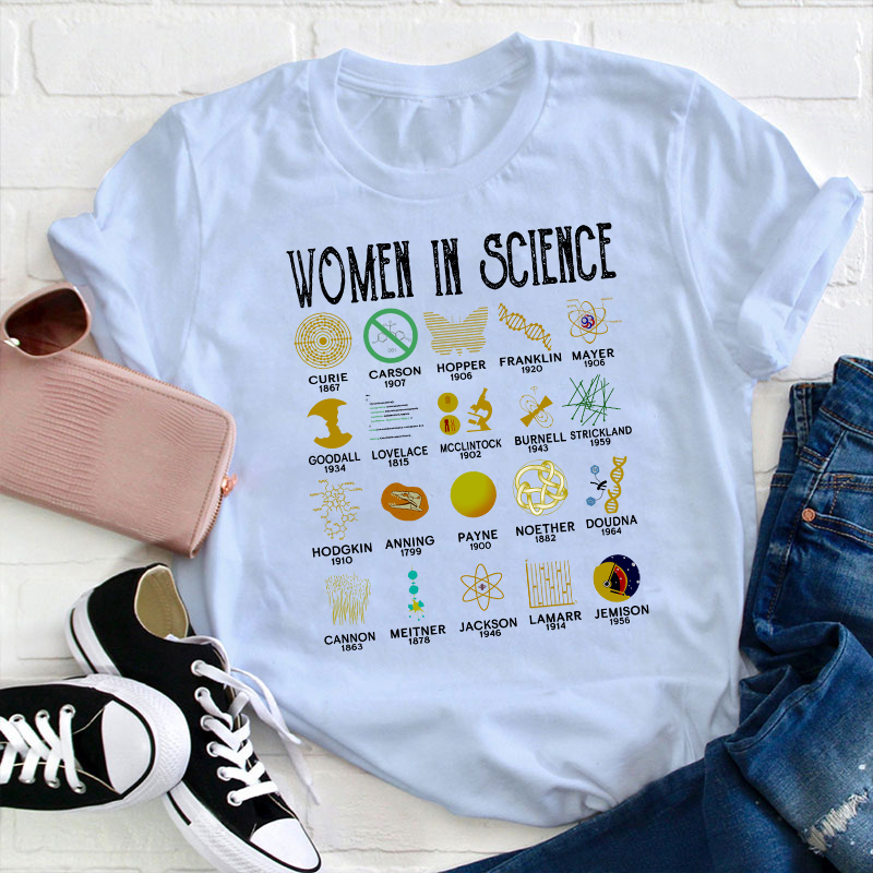 Smart Women In Science Teacher T-Shirt