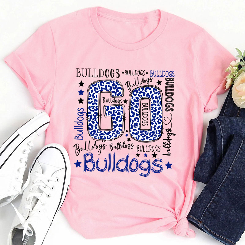 Personalized Shirt Go School Mascot Love School Teacher T-Shirt