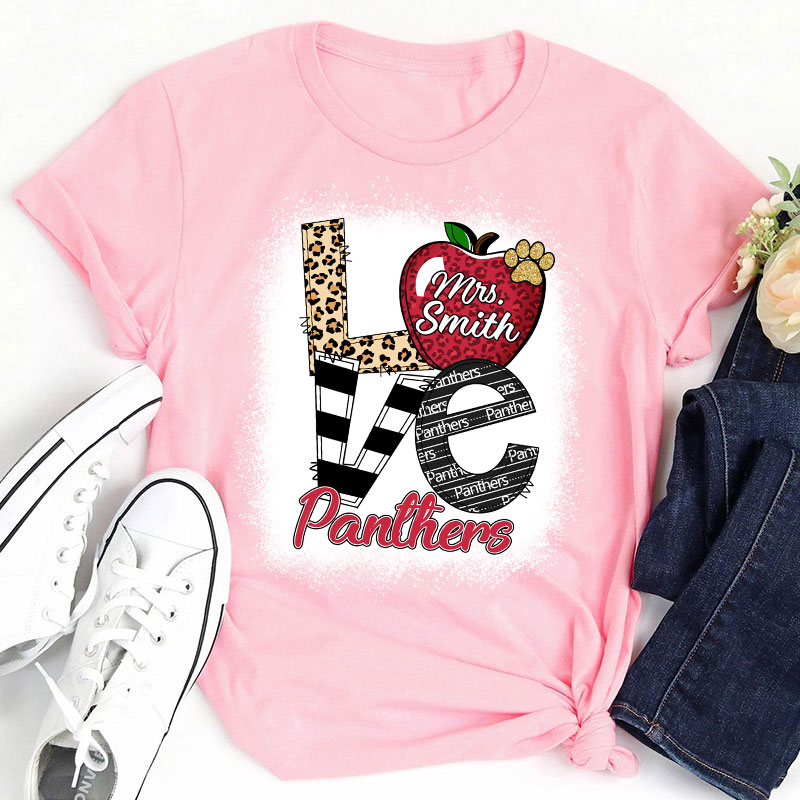 Personalized I Will Always Love Our Team Teacher T-Shirt