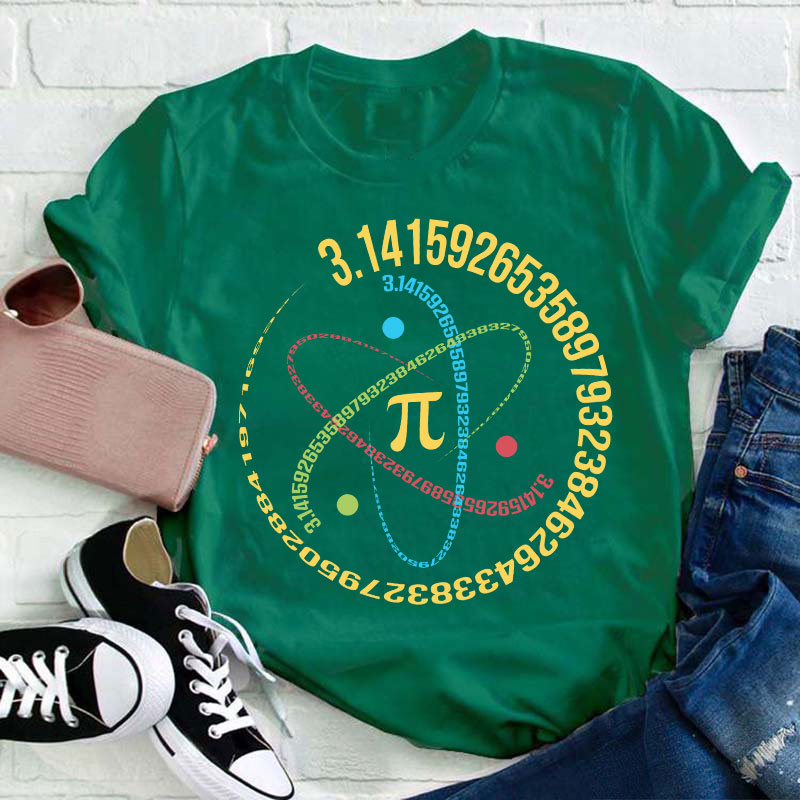 Pi Day Math Teacher Gift Teacher T-Shirt