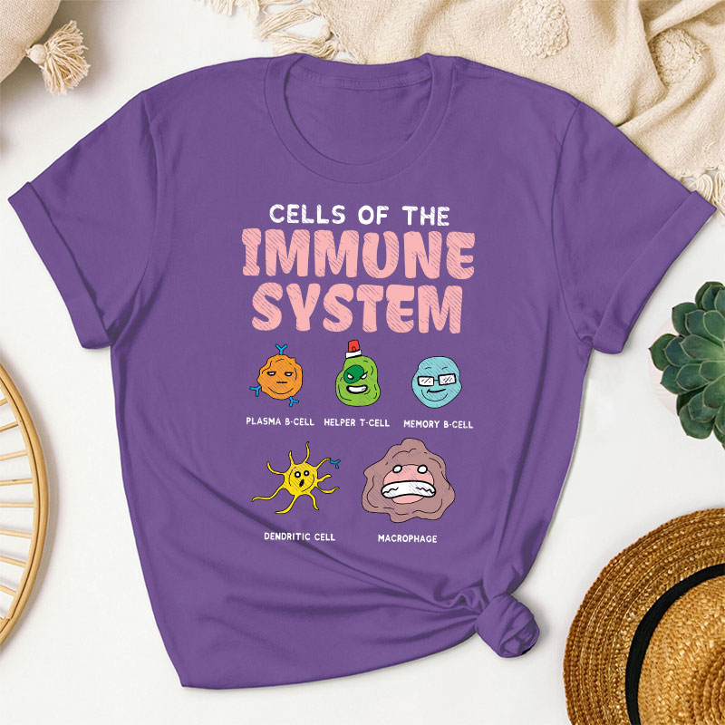 Cells Of The Immune System Teacher T-Shirt
