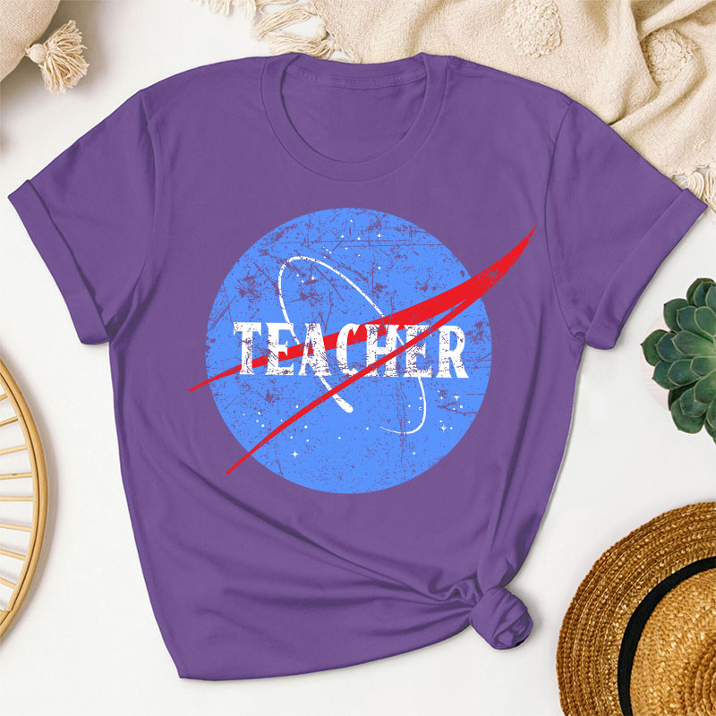 NASA Teacher Logo Teacher T-Shirt