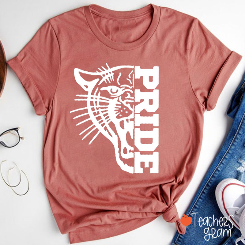 Personalized Mascot Pride Game Day Teacher T-Shirt