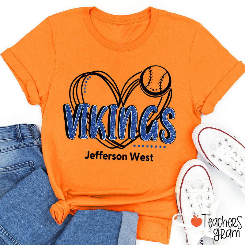 Personalized Mascot And Sport Game Day Teacher T-Shirt