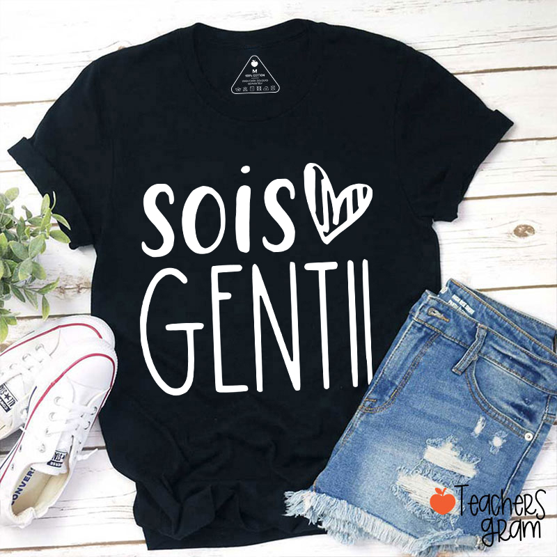 Sois Gentil French Teacher T-Shirt