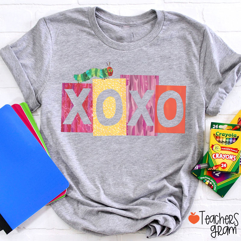 Xoxo Caterpillar Teacher T-Shirt