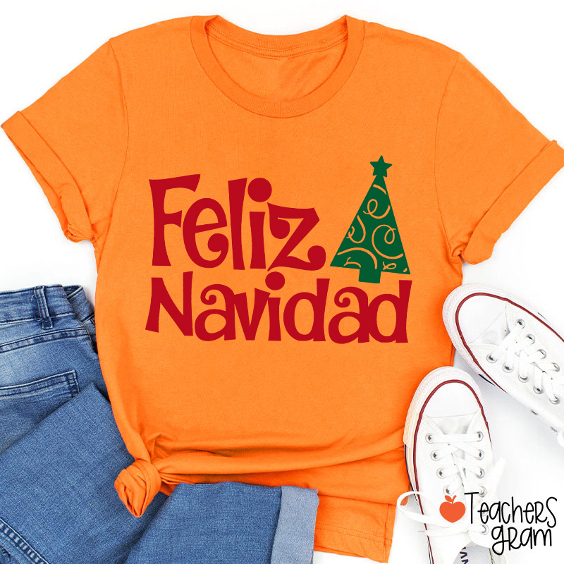 Feliz Navidad Spanish Teacher T-Shirt
