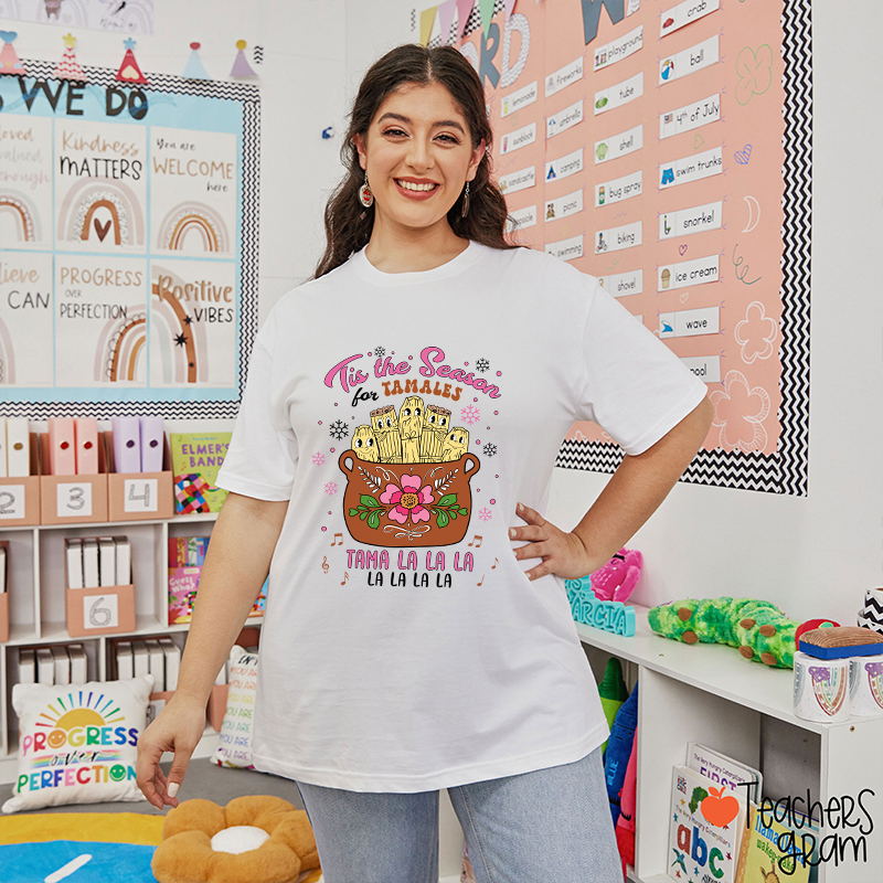 Tis The Season Tamales Spanish Teacher T-Shirt