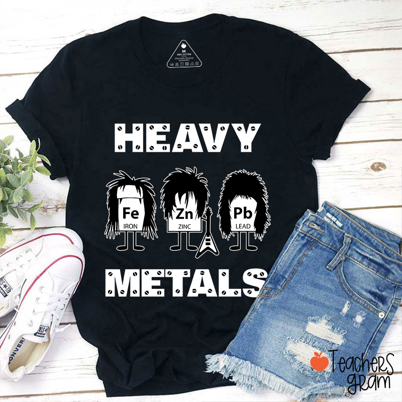 Funny Science Heavy Metals Teacher T-Shirt