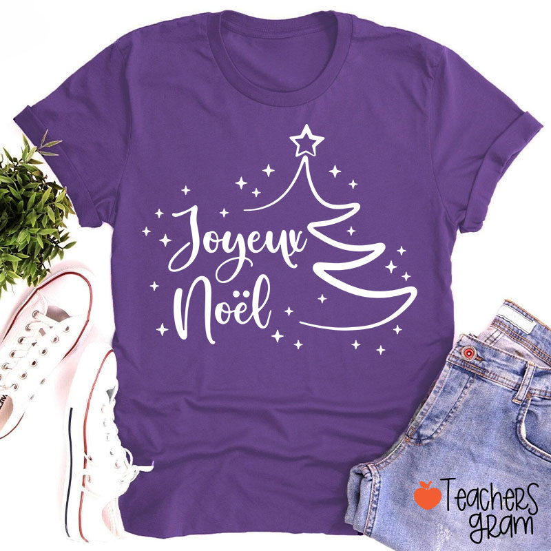 Joyeux Noël French Teacher T-Shirt