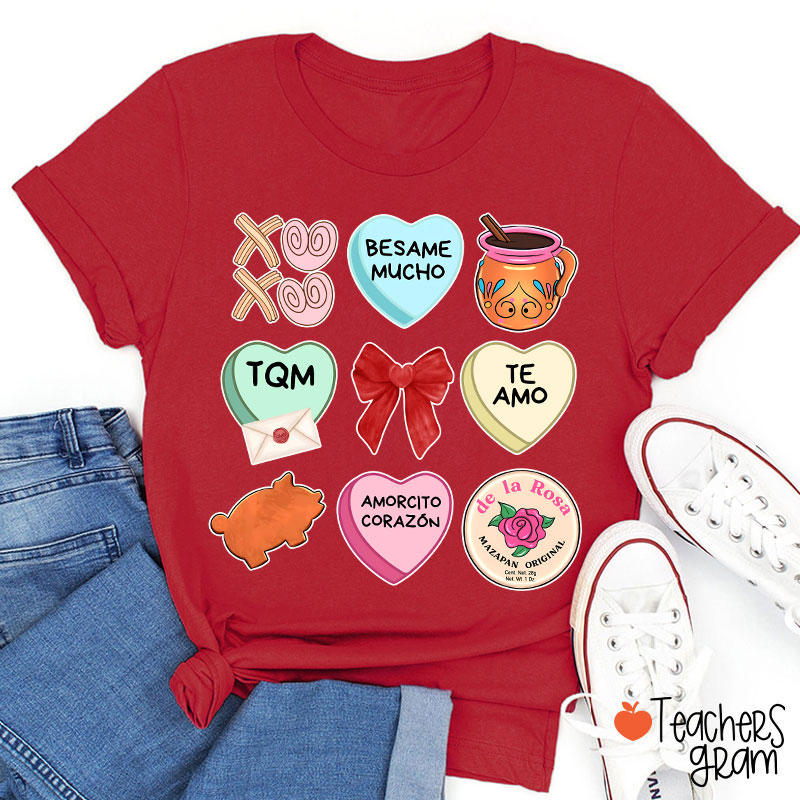 Love Stuff Spanish Teacher T-Shirt