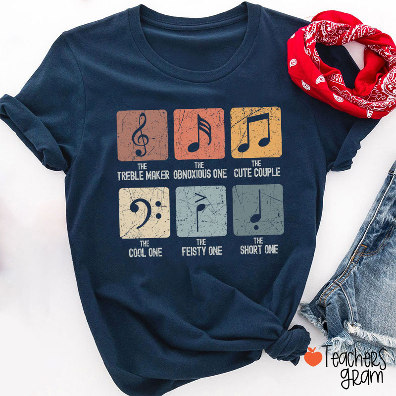 The Treble Maker The Obnoxious One Funny Music Teacher T-Shirt