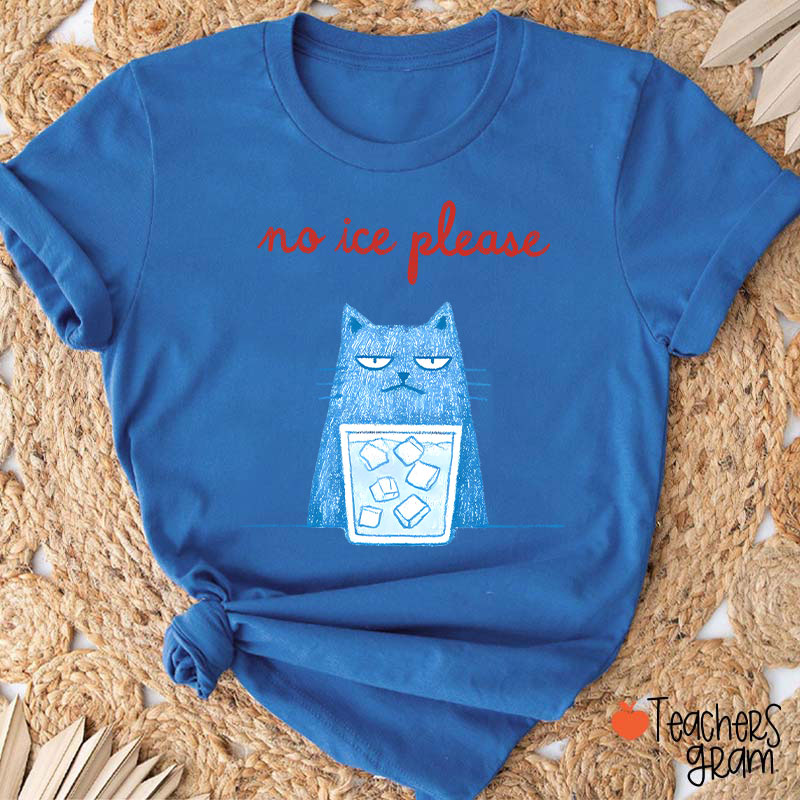 No Ice Please Teacher T-Shirt