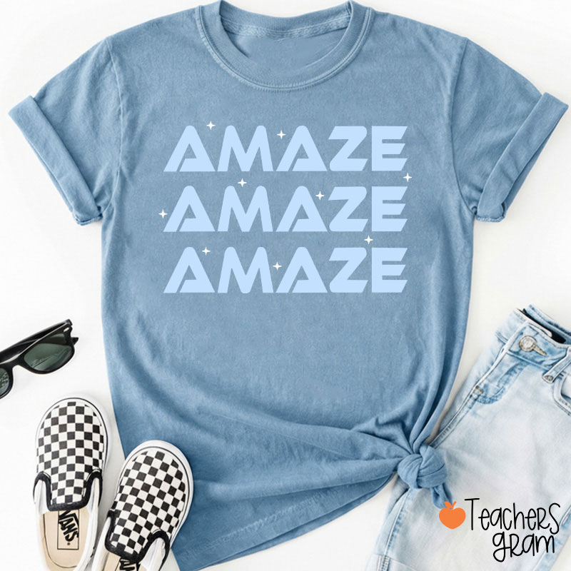 Amaze Amaze Amaze Sci-Fi Book Lover Teacher T-Shirt