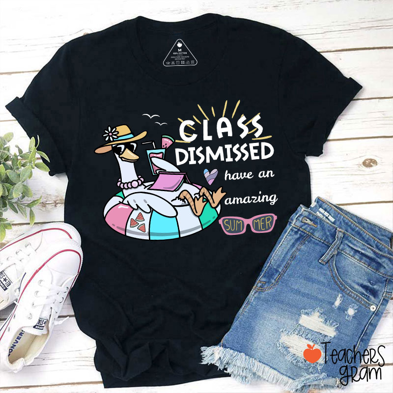 Class Dismissed Have An Amazing Summer Teacher T-Shirt