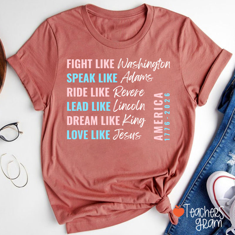 Fight Like Washington Teacher T-Shirt