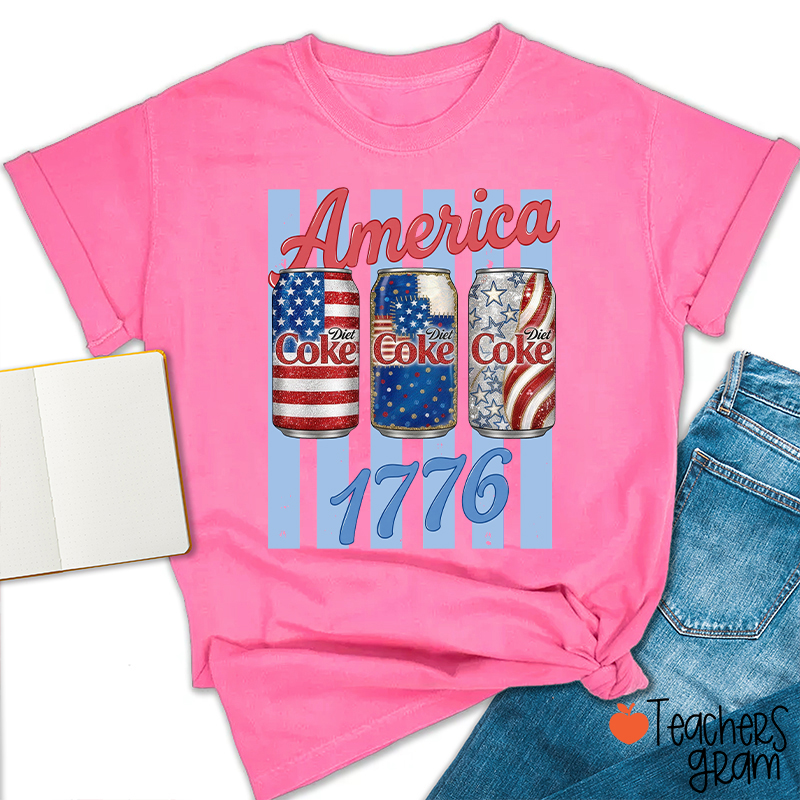 America 1776 Coke Teacher T-Shirt