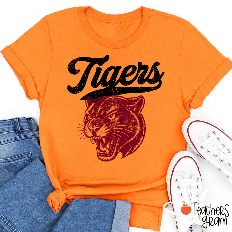 Personalized Mascot Team Name Teacher T-Shirt