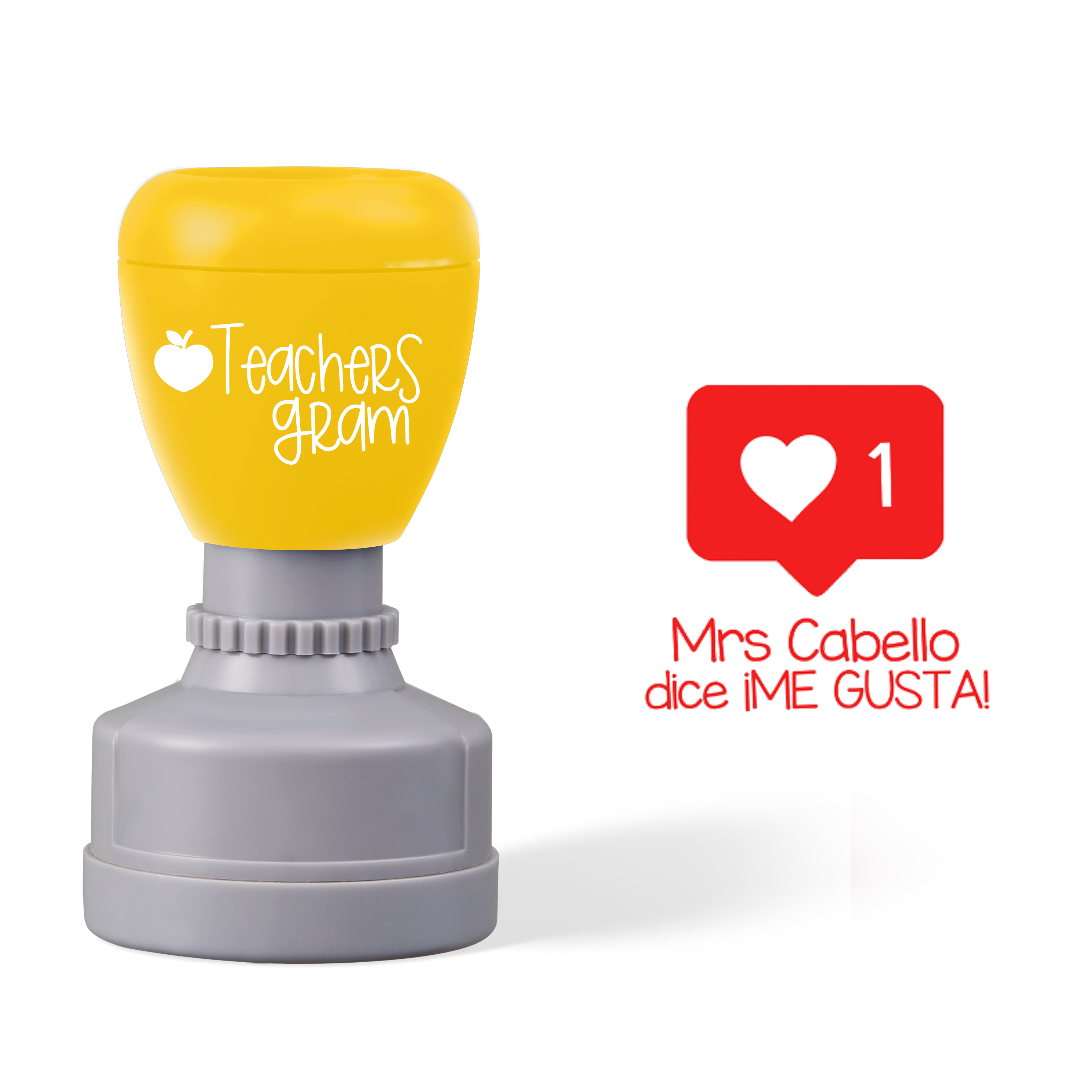 ME GUSTA Spanish Teacher Stamp-Teachersgram