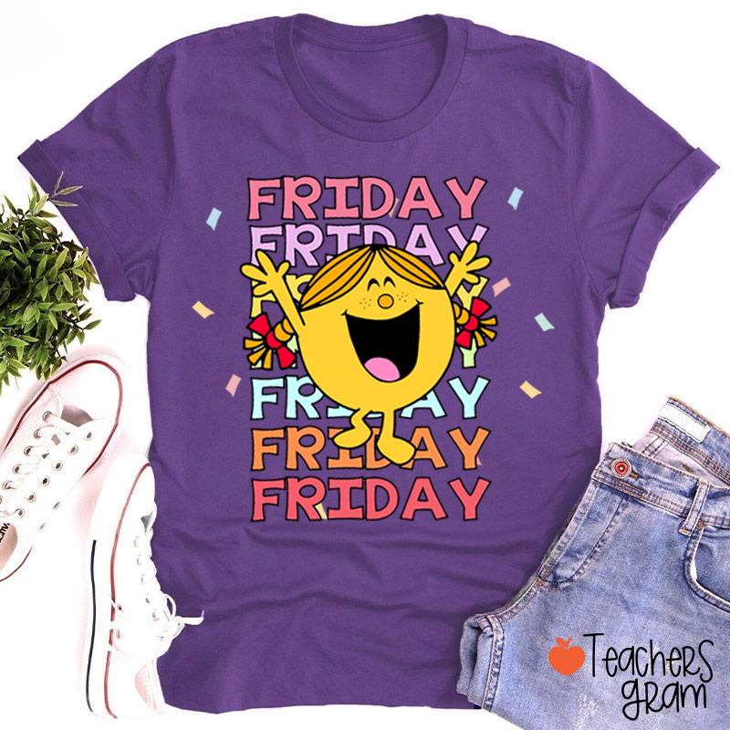 Friday It's Friyay Teacher T-Shirt