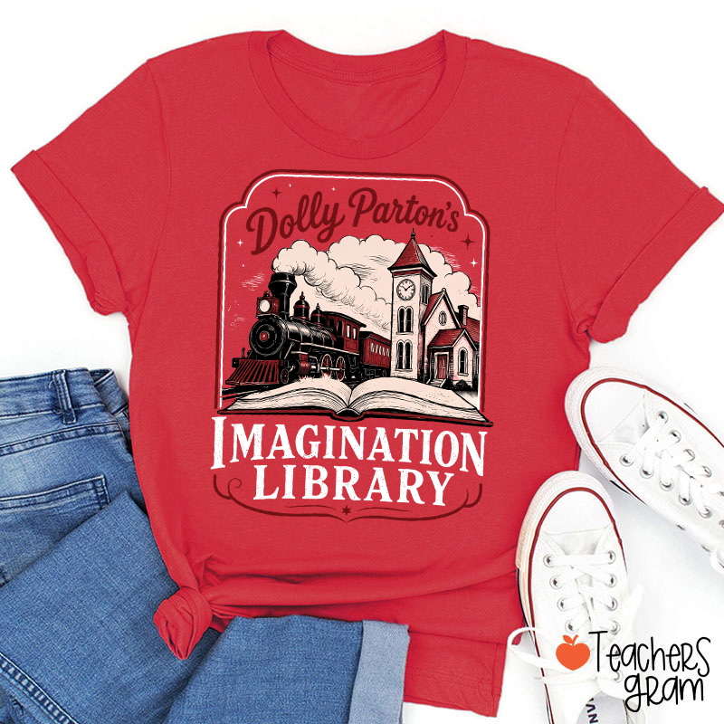 Dolly Parton's Imagination Library Teacher T‑Shirt