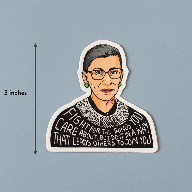 Ruth Bader Ginsburg Inspirational Teacher Stickers