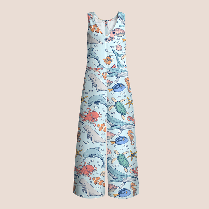 We Are Different But We All Swim Together Teacher Jumpsuit