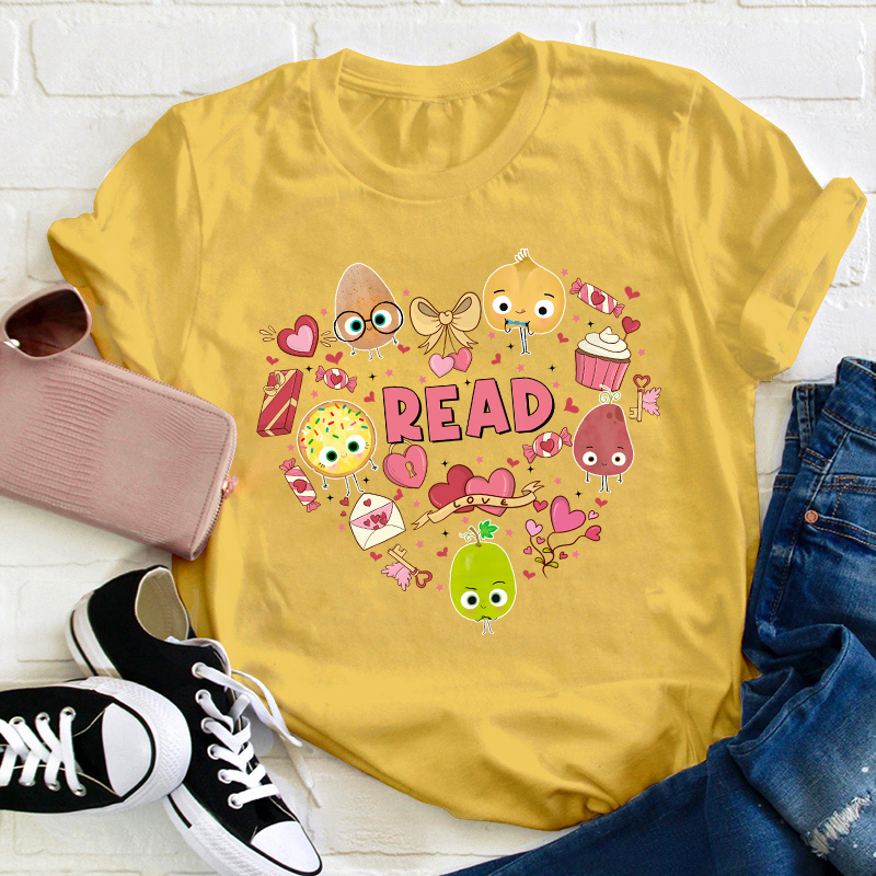Love Reading Teacher T-Shirt
