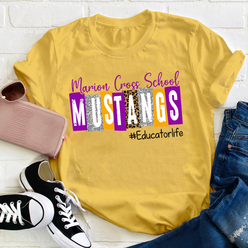 Personalized School Spirit Cheer For You Teacher T-Shirt
