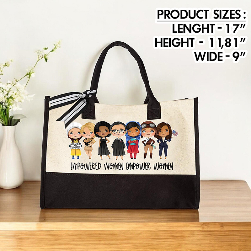 Empowered Womans Teacher Cotton Tote Bag
