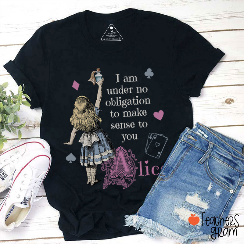 Vintage Alice in Wonderland Teacher T-Shirt Sale-Teachersgram