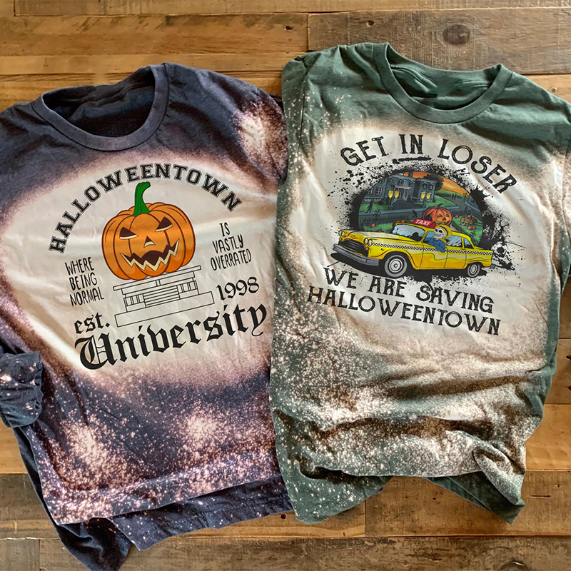 Halloweentown Get in Losers Teacher Printed T-Shirt