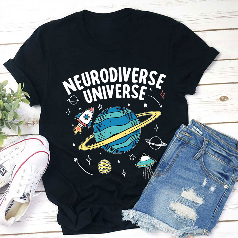 Neurodiverse Universe Teacher T-Shirt