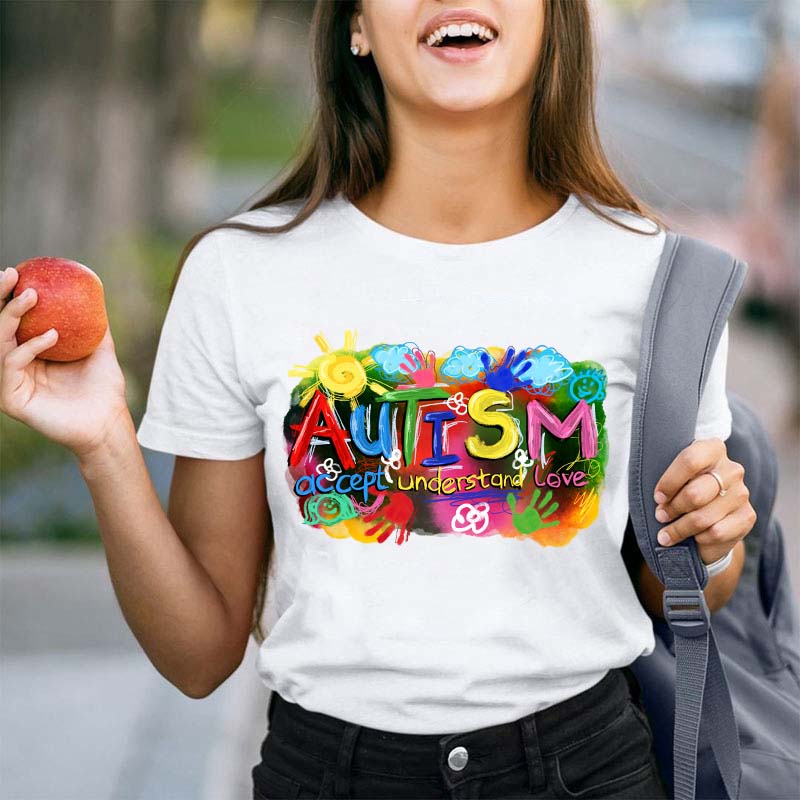 Autism Accept Understand Love Teacher T-Shirt