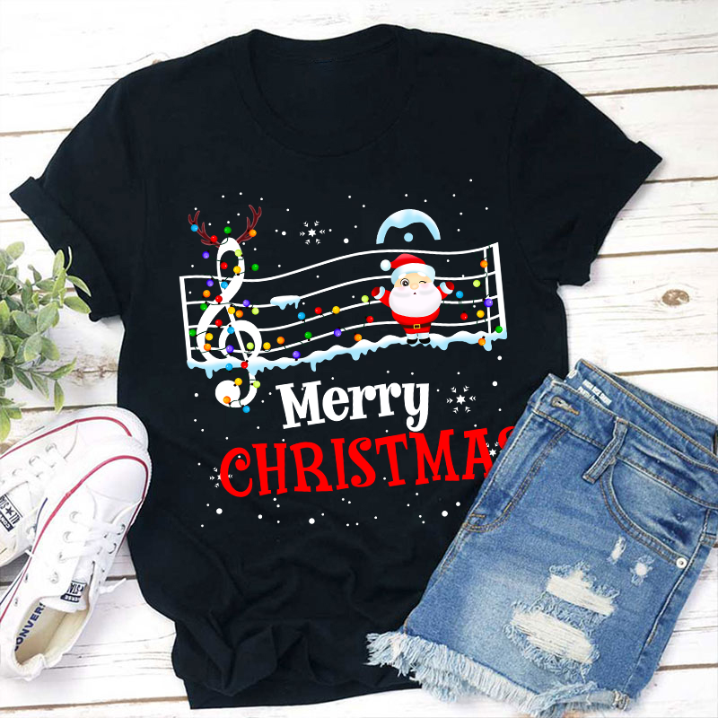 La La La Merry Christmas Teacher T-Shirt