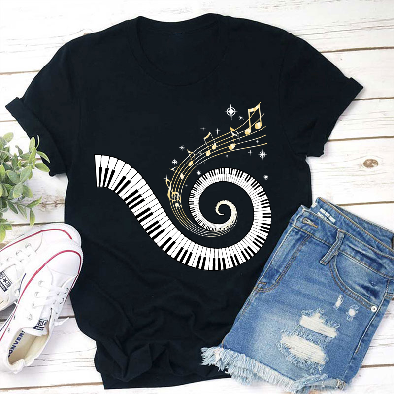 Follow The Rhythm Of The Music Teacher T-Shirt