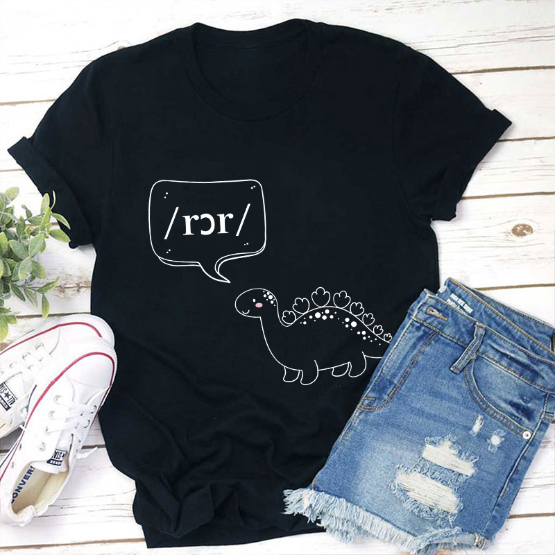 Cute Dino Phonetics Teacher T-Shirt
